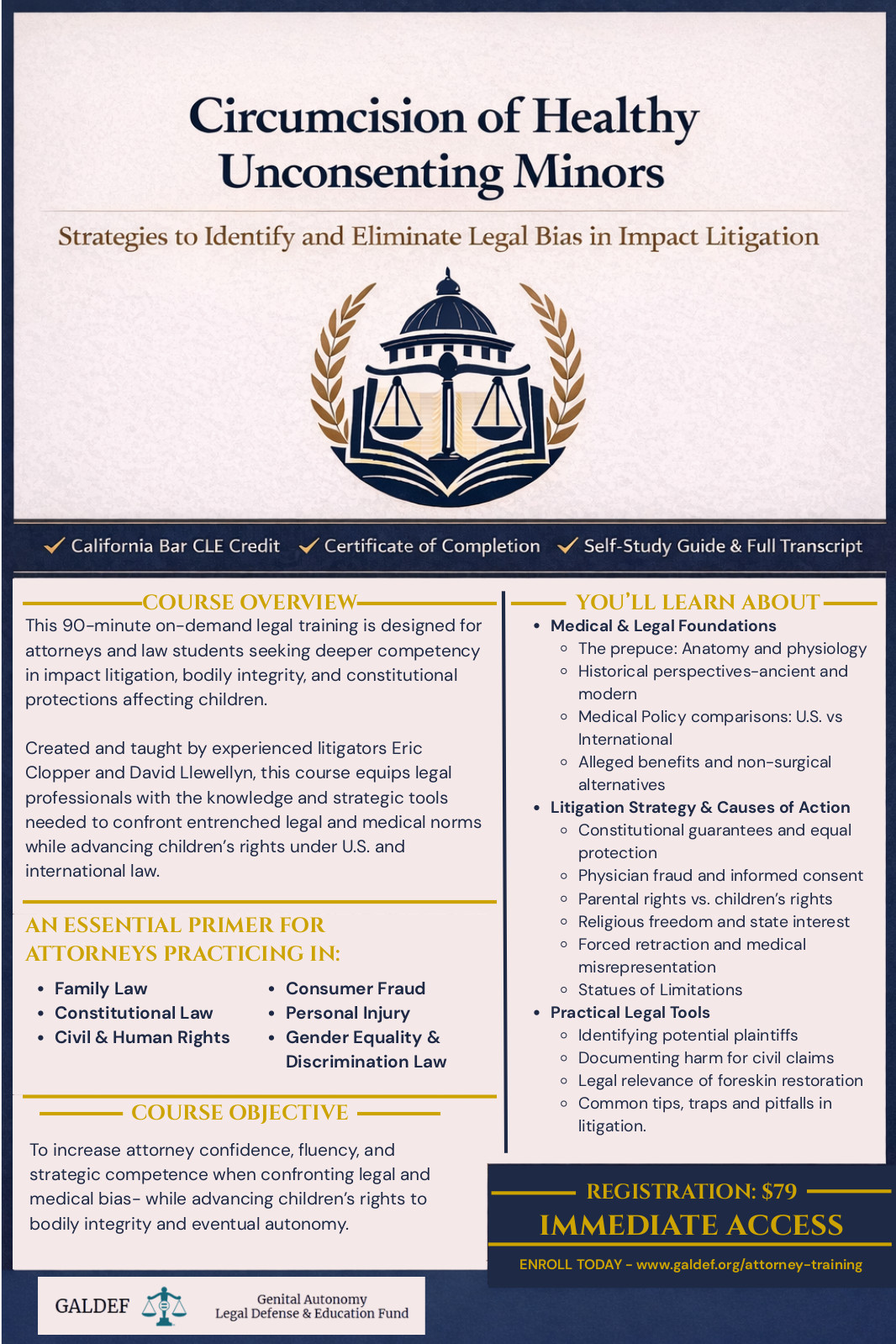 Attorney Training Flyer